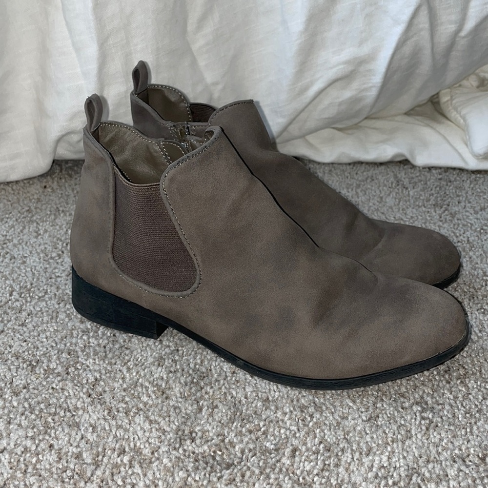 Grey booties-SOLD